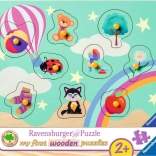 Puzzle Ravensburger din lemn Moje prvni veci