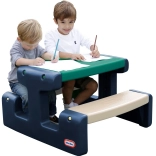 Masa de picnic albastru-verde pentru copii Little Tikes pentru gradina