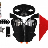 Set de cowboy pentru copii – 2 pistoale cu tocuri și accesorii (19 cm)