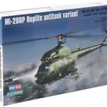 Model din plastic al elicopterului Mi-2 Hoplite – versiune antitanc