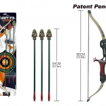 Set de tir cu arcul pentru copii cu săgeți cu ventuză