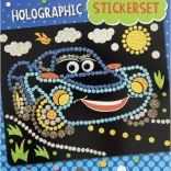 Imagine holografică mozaic auto 22 × 18 cm