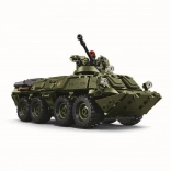 Set de construcție militară Sluban BTR-80AS la scară 1:35