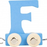 trenuleț din lemn alfabet – litera F