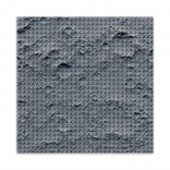 Placă de construcție de design Peisaj lunar 25,5 x 25,5 cm