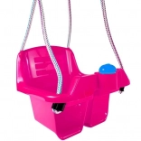 Leagăn tip găleată roz 5037 pentru copii