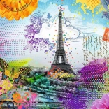 Puzzle Carte poștală din Paris 500 piese de la Ravensburger