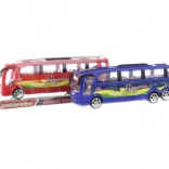 Autobuz din plastic cu mecanism de inerție