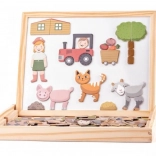 Tablă magnetică și lavabilă la uscat pentru copii