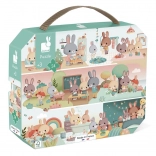 Janod puzzle în valiză Ziua mea – 24 piese