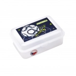 Cutie de gustare cu compartiment și motiv fotbalistic