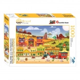 Puzzle BRAIN TREE Trenul western 1000 piese