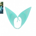 Urechi de elf din latex 12 cm – turcoaz, accesoriu pentru carnaval