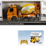 Mașină de construcții cu telecomandă MaDe 38 cm portocalie