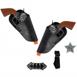 Set cowboy cu două pistoale