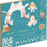 DJECO set 3D monstru Team Monsters