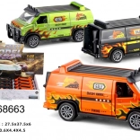 Model metalic de dubă de poliție 1:32 cu funcție de recul