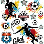 Patch-uri de fotbal - foaie mică