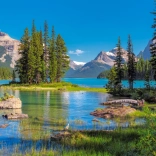 Puzzle 500 pcs - Lacul Maligne, Canada