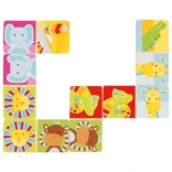 Domino de lemn Safari 28 piese