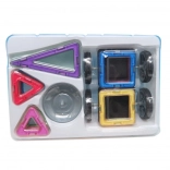 Set de construcție magnetic pentru copii – 24 piese