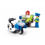 Sluban Metropolis Bandit deghizat în mașină și polițist pe motocicletă