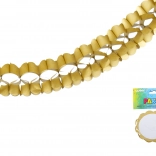 Ghirlandă de hârtie aurie 3,6 m