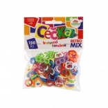 C-e colorate retro mix – 150 buc piese din plastic
