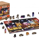 Puzzle din lemn Londra nocturnă 75 piese