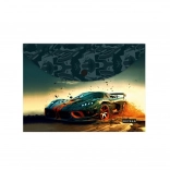 plică cu capsă A4 cu motiv car