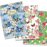 Caiet școlar A4 Flowers, dictando cu pătrățele, 40 de file