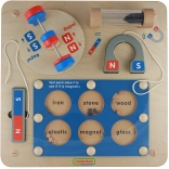 Tablă magnetică educativă de perete MASTERKIDZ – panou Montessori