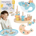 Joc din lemn pescuit de peștișori, 2 undițe, 24 piese – CLASSIC WORLD