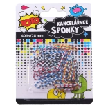 Agenţi de birou în dungi 28 mm - 40 buc