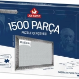 Ramă pentru puzzle 85x60 cm argintiu