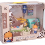 Pistă cu bile cu șuruburi 18 cm