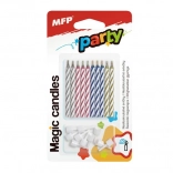 lumânări magice pentru tort 6 cm, 10 buc