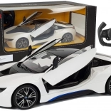 Mașină RC BMW i8 Rastar 1:14 albă