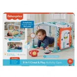 Fisher-Price salteluță de joacă 3‑în‑1 Căsuța exploratorului cu sunete