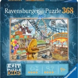 Puzzle Ravensburger EXIT: parc de distracții, 368 piese