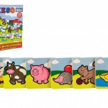 Pexeso din lemn – primele mele animăluțe TEDDIES