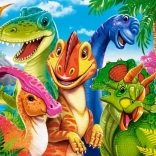 Puzzle Castorland Selfie cu Dinozauri 30 piese