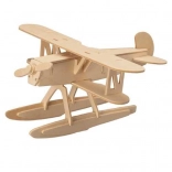 Puzzle 3D din Lemn Avionul Heinkel