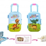 Schelet de dinozaur în valiză