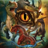 Puzzle dinozauri carnivori 100 piese