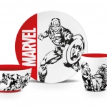 Set cadou MARVEL – bol, farfurie și cană