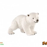 Figurină din plastic pui de urs polar 6 cm