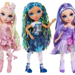 Rainbow High rainbow shimmers slime fashion doll – păpușă cu efect slime curcubeu
