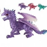 Teddies figurină dragon – mix de culori, 10 cm