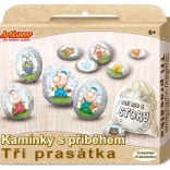 Pietricele cu Povestea Trei Purceluși